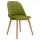 Ēdamistabas krēsls RIFO 86x48 cm gaiši zaļa/dižskābardis
