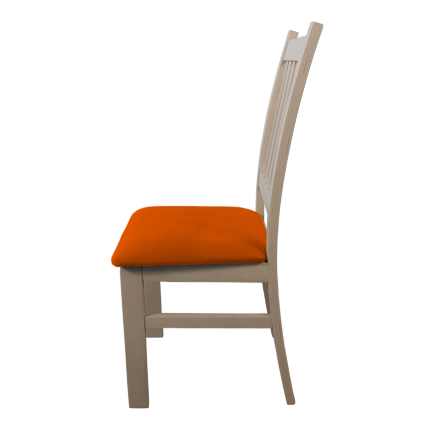 Ēdamistabas krēsls SIMON dižskābardis/oranža