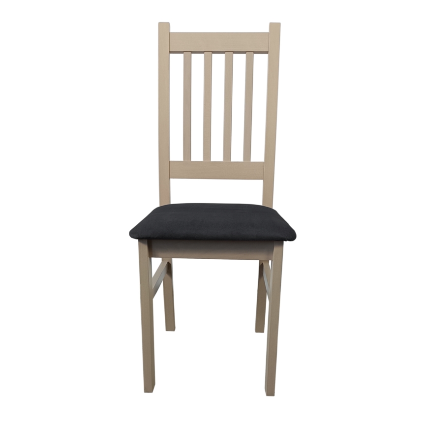 Ēdamistabas krēsls SIMON dižskābardis/tumši pelēka