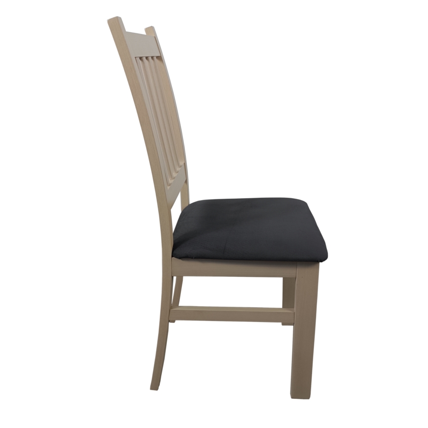 Ēdamistabas krēsls SIMON dižskābardis/tumši pelēka