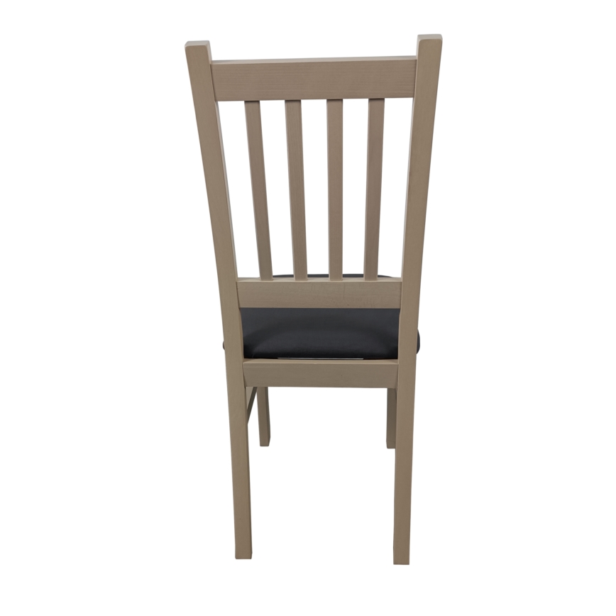 Ēdamistabas krēsls SIMON dižskābardis/tumši pelēka