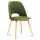 Ēdamistabas krēsls TINO 86x48 cm gaiši zaļa/dižskābardis
