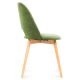Ēdamistabas krēsls TINO 86x48 cm gaiši zaļa/dižskābardis