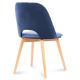 Ēdamistabas krēsls TINO 86x48 cm tumši zila/dižskābardis