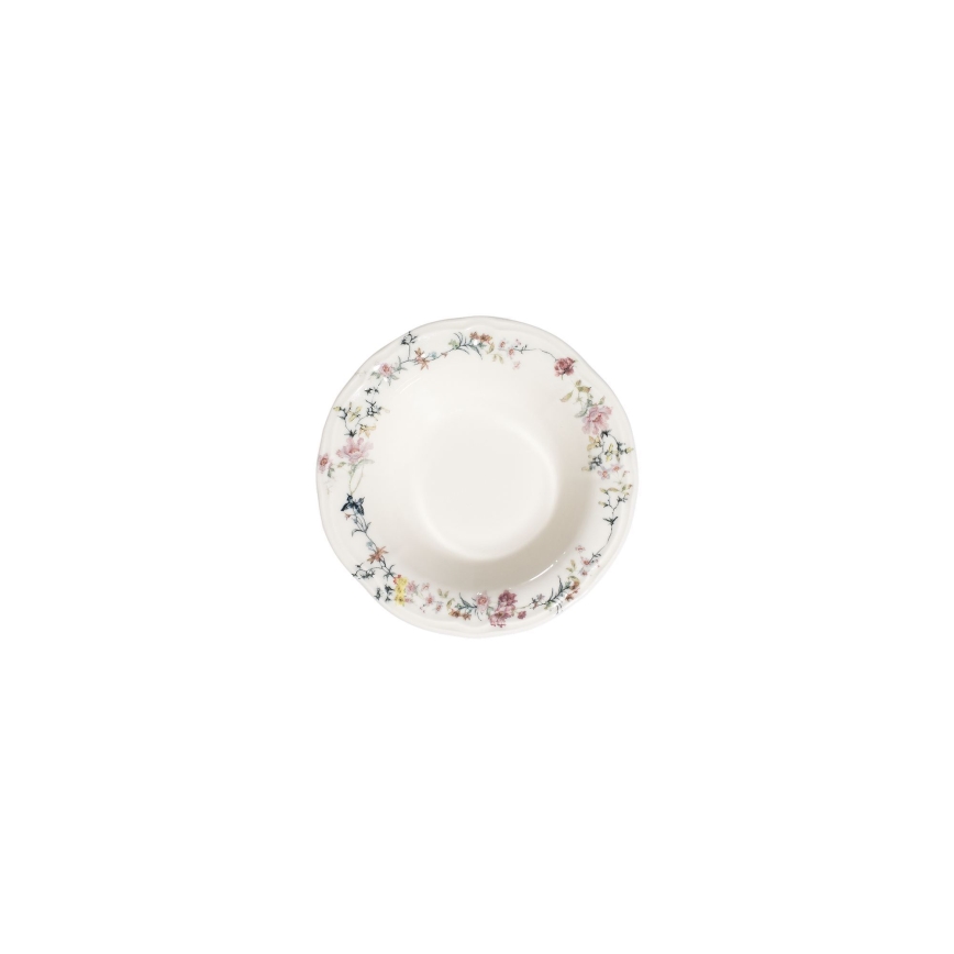 Ēdiena servīze 24 gab daudzkrāsaina/porcelāns