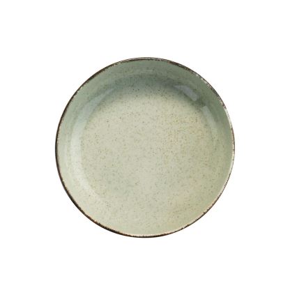 Ēdienu komplekts 12 gab. zaļš/porcelāns