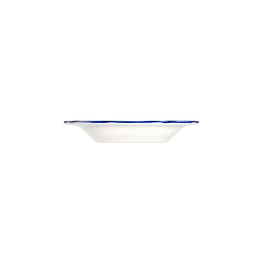 Ēdienu servīze 24 gab. balta/zila/dzeltena/porcelāns