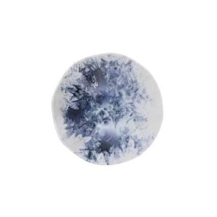 Ēdienu servīze 24 gab. zila/porcelāns