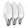 Eglo 10697 - KOMPLEKTS 3x LED Spuldze E14/4W/230V 320lm svece 3000K