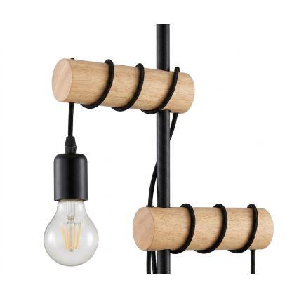 Eglo 183215 - Grīdas lampa TOWNSHEND 2xE27/10W/230V