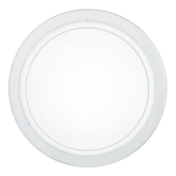 Eglo 18526 - Griestu lampa HUBAA 1xE27/60W/230V Ø 29 cm, balta