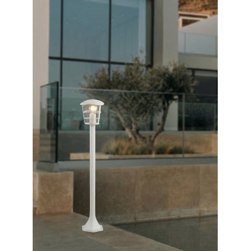 Eglo 18799 - Āra lampa ALORIA 1xE27/60W/230V IP44 balta