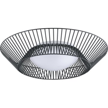 Eglo 200842 - LED griestu lampa PIASTRE LED/8,2W/230V Ø 39 cm melna