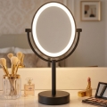 Eglo 201599 - Kosmētikas spogulis ar LED apgaismojumu, LED/4W/4xAA, IP65, melns
