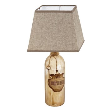 Eglo 202113 - Galda lampa MOJADA 1xE27/40W/230V brūna