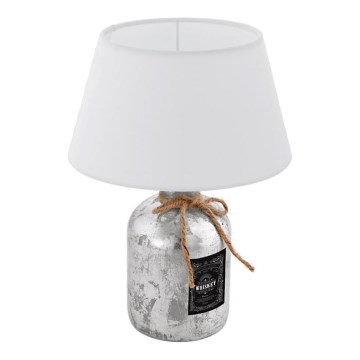 Eglo 202115 - Galda lampa MOJADA 1xE27/40W/230V balta
