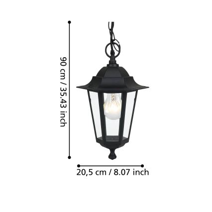 EGLO - Āra lampa 1xE27/60W