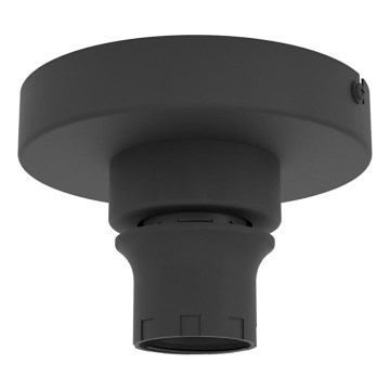 Eglo 300175 - Griestu lampa CURITIBA 1xE27/40W/230V Ø 13 cm melna