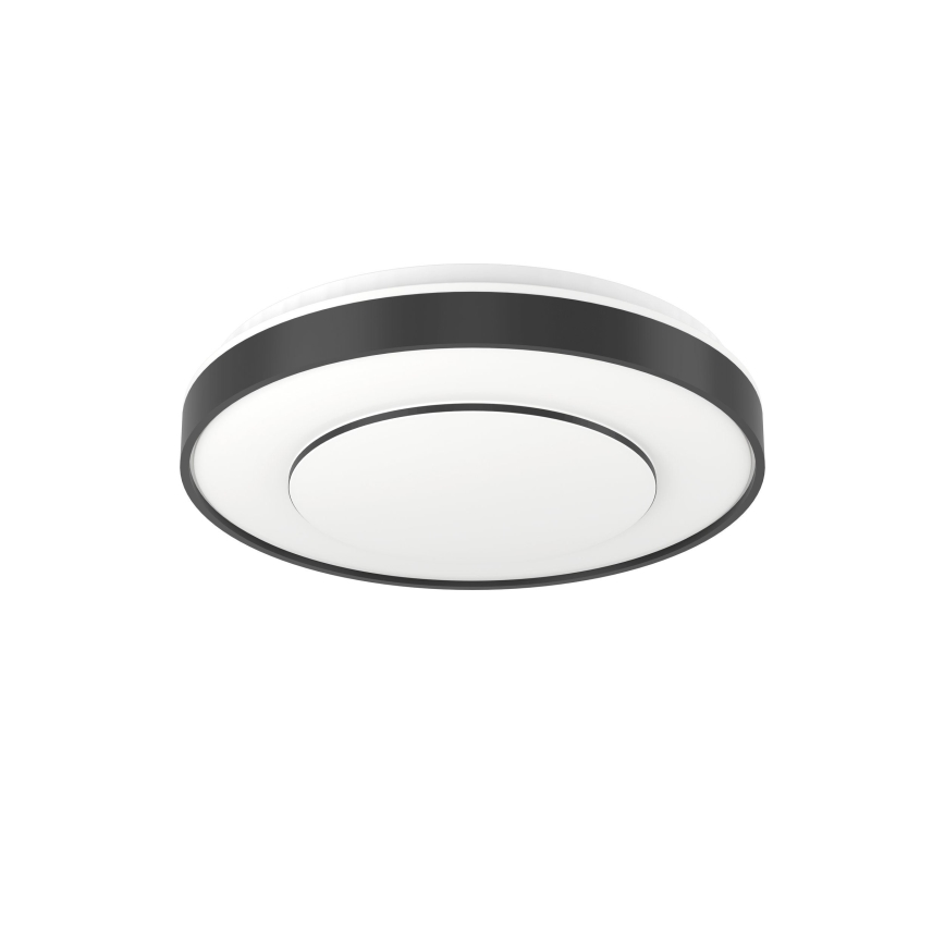 Eglo 300688 - LED RGBW dimmējama griestu lampa MONTERIGGIONI-Z LED/18,5W/230V 2700-6500K Ø 38,4 cm melna + ar tālvadības pulti