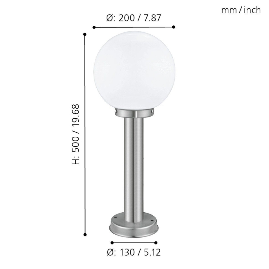 Eglo - Āra lampa 1xE27/60W/230V IP44
