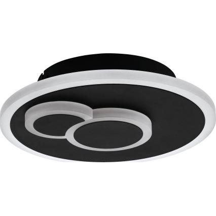 Eglo - LED Griestu lampa LED/7,8W/230V d. 20 cm melna