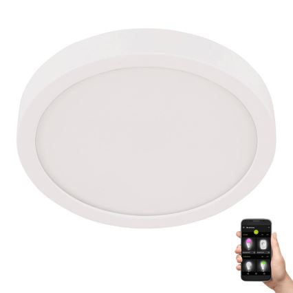 Eglo - LED Vannas istabas griestu gaismeklis LED/20,5W/230V IP44 balts