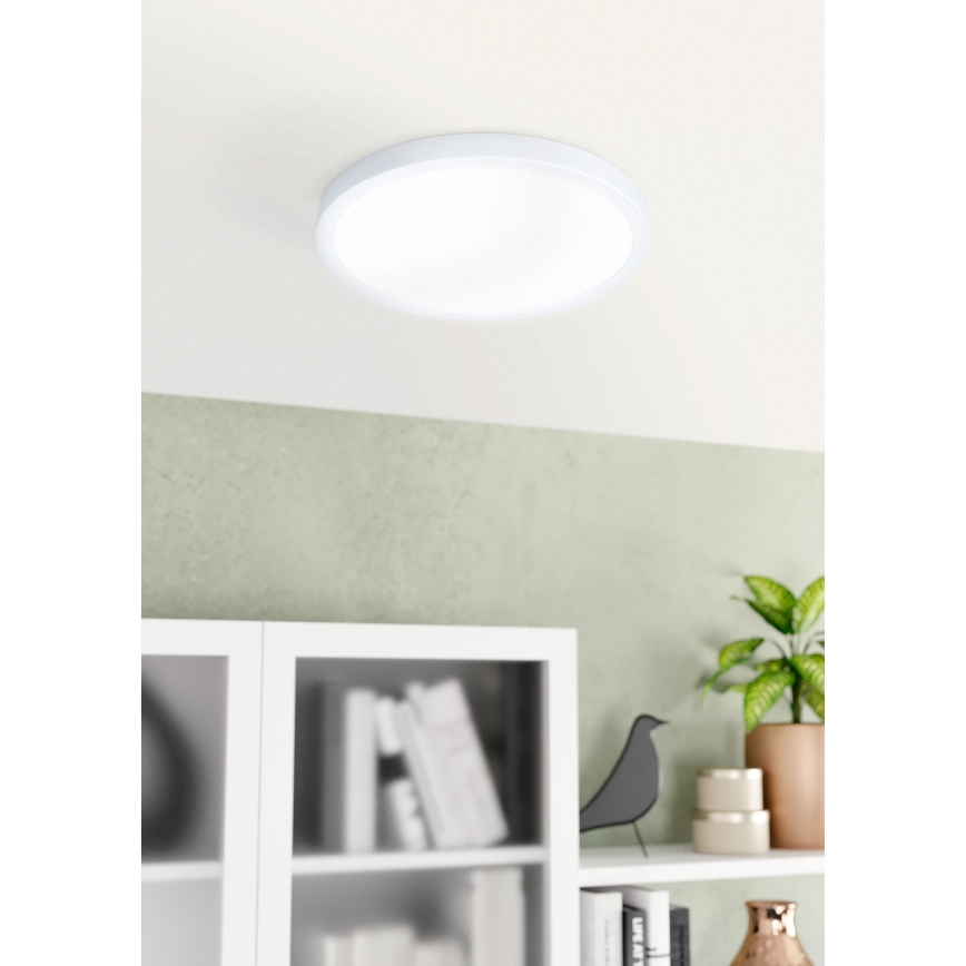 Eglo - LED Vannas istabas griestu gaismeklis LED/20,5W/230V IP44 balts