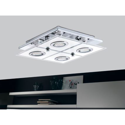 EGLO - LED Griestu lampa 4xGU10/3W/230V