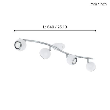 Eglo - LED Starmetis 4xGU10/3W LED