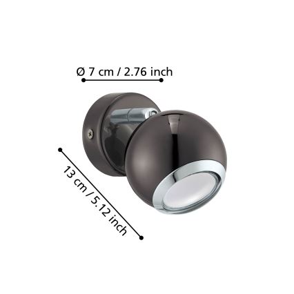 Eglo - LED starmetis 1xGU10/3W/230V