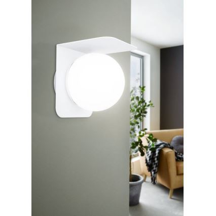 Eglo 31052 - LED RGBW Aptumšojama āra lampa CORRIENTES 1xE27/9W/230V IP44 balta