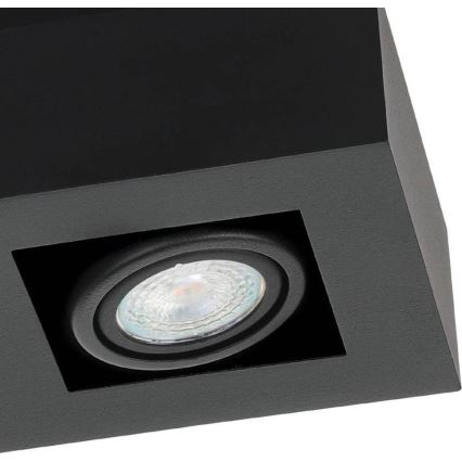 Eglo 31064 - LED virziena gaismeklis MENDOZA 3xLED/4,7W/230V 3000K melns