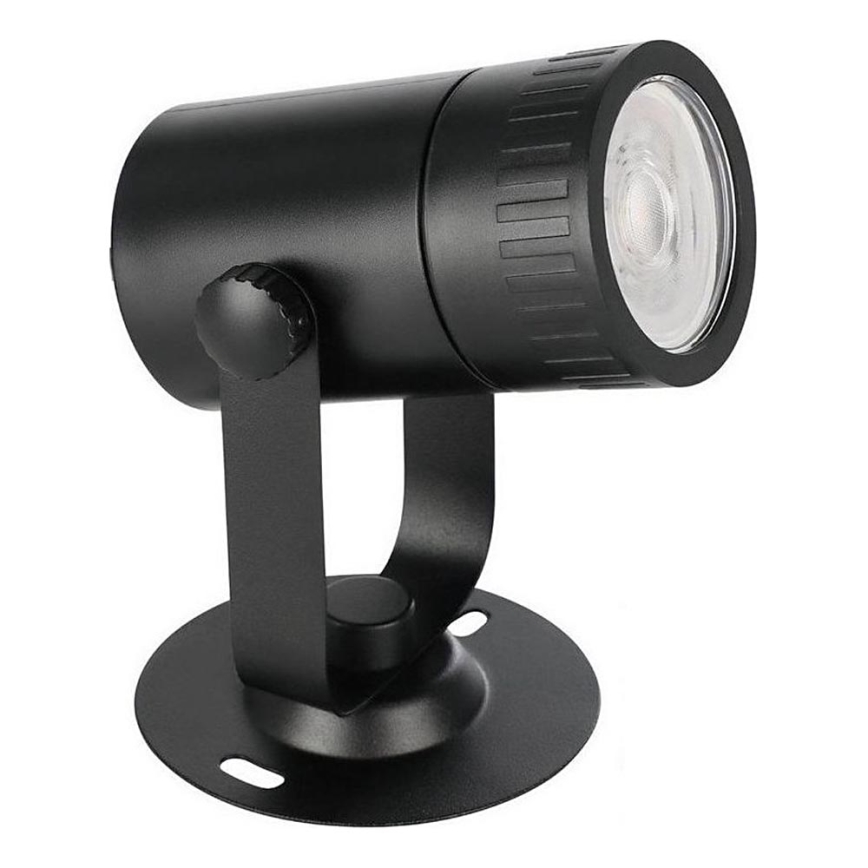 Eglo 31374 - LED RGBW Aptumšojama āra lampa NEMA-Z 1xGU10/5W/230V 2700-6500K IP65 melna
