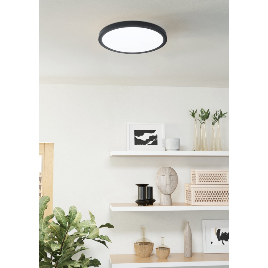 Eglo 31378 - LED Aptumšojama vannas istabas griestu lampa ARGOLIS-Z LED/19,5W/230V 2700-6500K IP44 melna