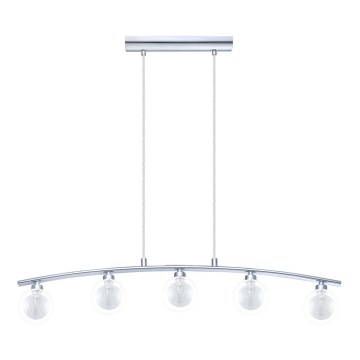 Eglo 31424 - Lustra ar auklu ROSARNO 5xG9/33W/230V