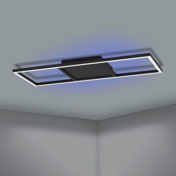 Eglo 31431 - LED RGBW Aptumšojama griestu lampa CALAGRANO-Z LED/21W/230V 3000-6500K melna