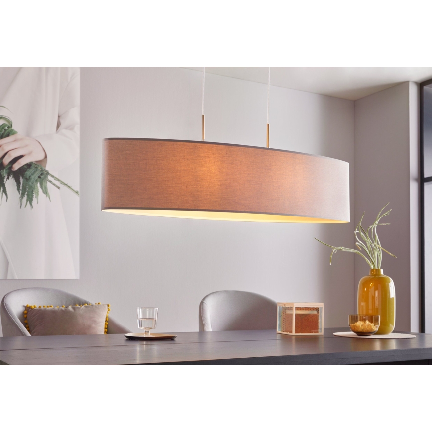 Eglo 31587 - Lustra ar auklu PASTERI 2xE27/60W/230V