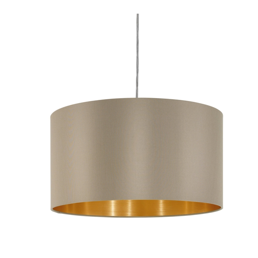 Eglo - Lustra ar auklu 1xE27/60W/230V taupe