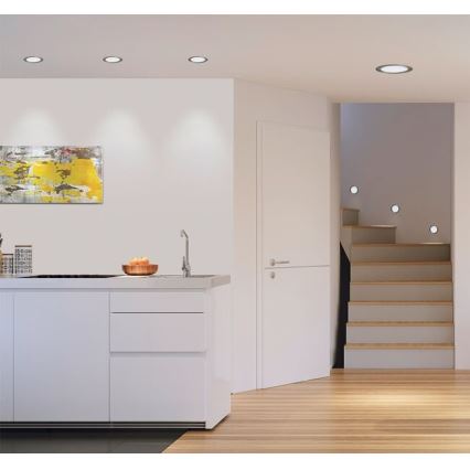 Eglo 31671 - LED iebūvējamais griestu gaismeklis FUEVA 1 LED/10,9W/230V Ø 17 cm