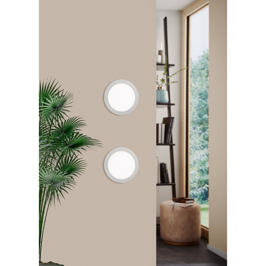 Eglo 31675 - LED iebūvējamais griestu gaismeklis FUEVA 1 LED/16,5W/230V Ø 22,7 cm