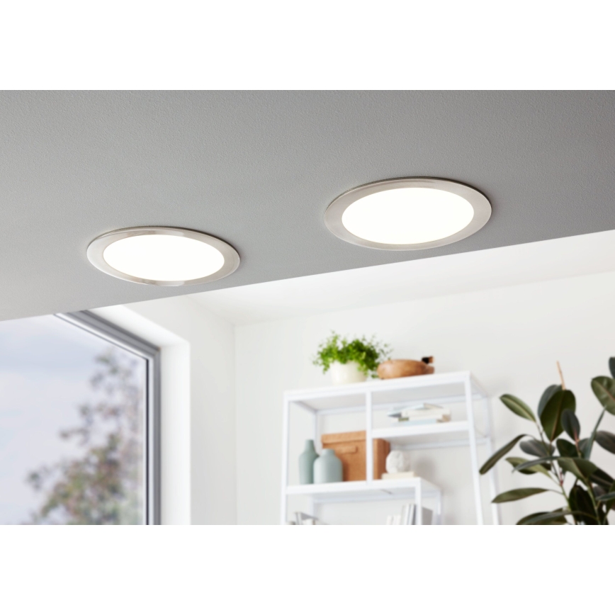 Eglo 31676 - iebūvējamais LED griestu gaismeklis FUEVA 1 LED/18W/230V diametrs 22,5 cm