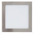 Eglo 31677 - LED iebūvējamais griestu gaismeklis FUEVA 1 1xLED/16,47W/230V 22,5x22,5 cm