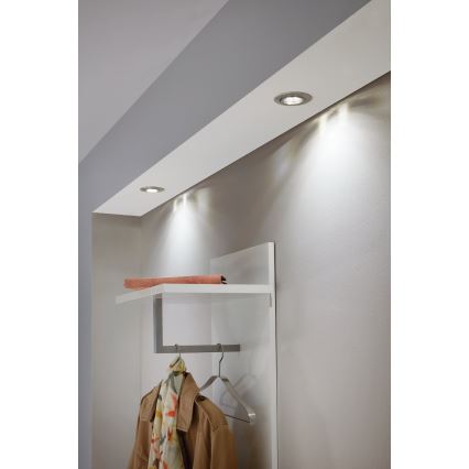 Eglo - Komplekts 3x LED iebūvējamie griestu gaismekļi TEDO 1xGU10-LED/5W/230V