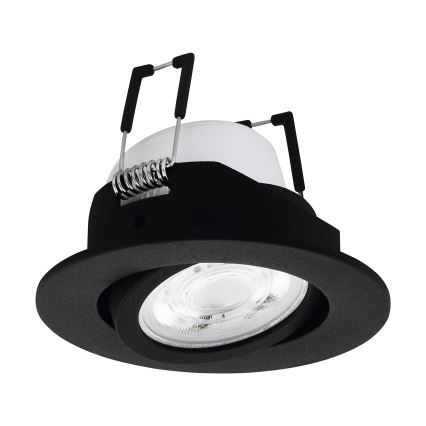 Eglo 31695 - LED RGBW Aptumšojama piekaramo griestu lampa SALICETO-Z LED/4,7W/230V 2700-6500K melna