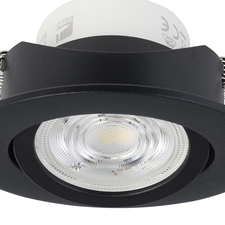 Eglo 31695 - LED RGBW Aptumšojama piekaramo griestu lampa SALICETO-Z LED/4,7W/230V 2700-6500K melna