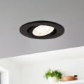 Eglo 31695 - LED RGBW Aptumšojama piekaramo griestu lampa SALICETO-Z LED/4,7W/230V 2700-6500K melna