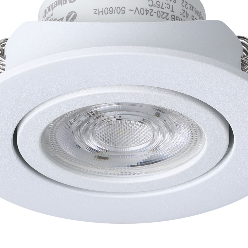 Eglo 31696 - LED RGBW Aptumšojama piekaramo griestu lampa SALICETO-Z LED/4,7W/230V 2700-6500K balta