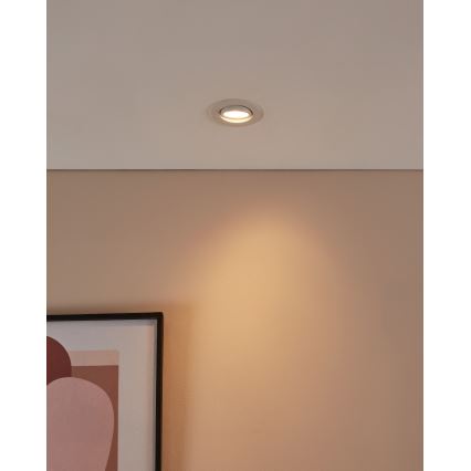 Eglo 31696 - LED RGBW Aptumšojama piekaramo griestu lampa SALICETO-Z LED/4,7W/230V 2700-6500K balta