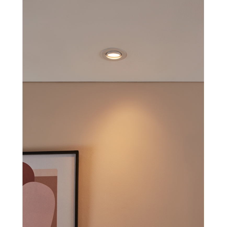 Eglo 31696 - LED RGBW Aptumšojama piekaramo griestu lampa SALICETO-Z LED/4,7W/230V 2700-6500K balta