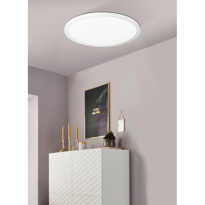Eglo 31699 - LED RGBW Aptumšojama griestu lampa ROVITO-Z LED/16,5W/230V 2700-6500K balta